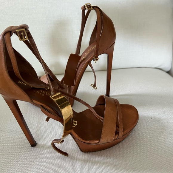 Authentic Saint Laurent Heels EU 40/ US 9 - Picture 3 of 5